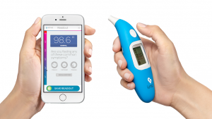 Kinsa_Smart_Ear_Thermometer_readout_hand