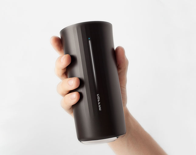 Vessyl smart tumbler equipped with a sensor to automatically track