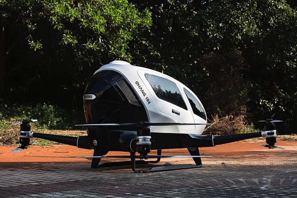 Dubai will start (Autonomous Air Taxi),'Ehang' autonomous passenger