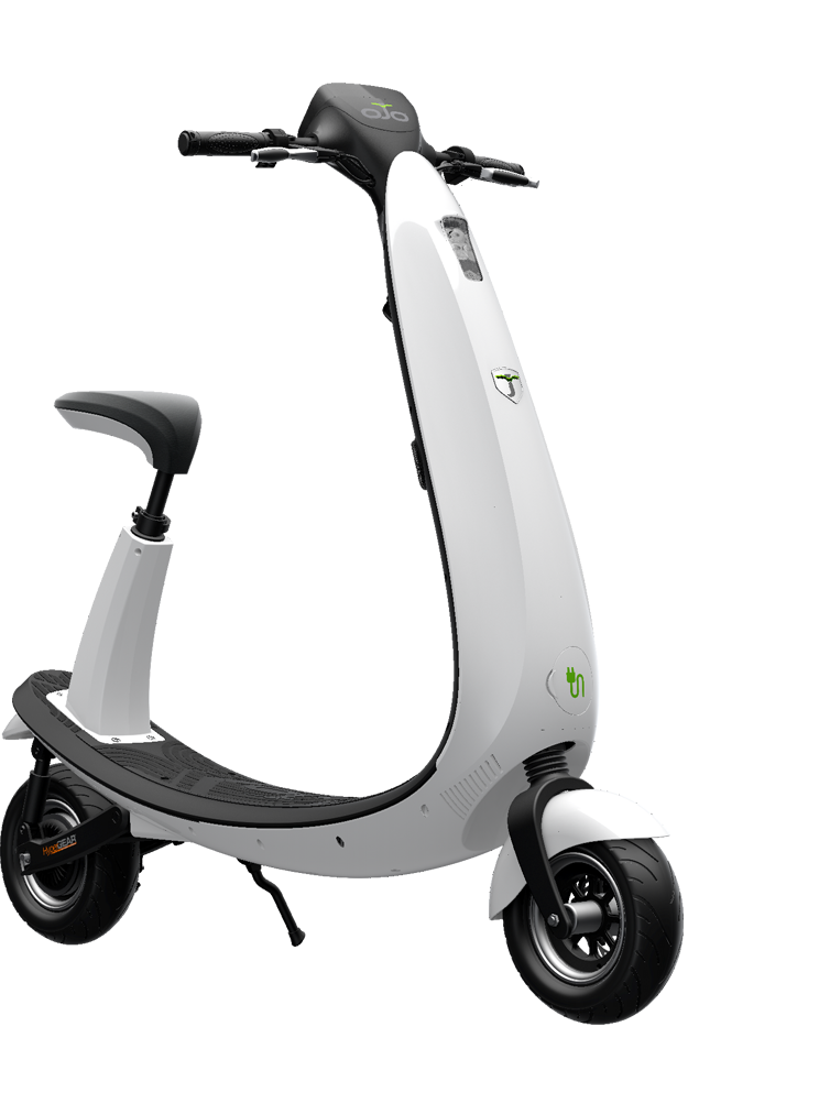OjO Commuter Scooter™ is a twowheel smart electric scooter that