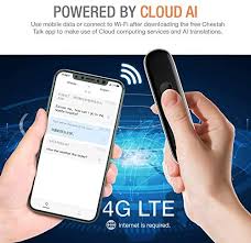 CheetahTALK Plus CM Tradutor de Idioma Portátil em Tempo Real (Suporta 73  Idiomas) Interprete de Voz Bidirecional, Tradução Inteligente Compatível  com Dispositivo ISO/Android - Preto