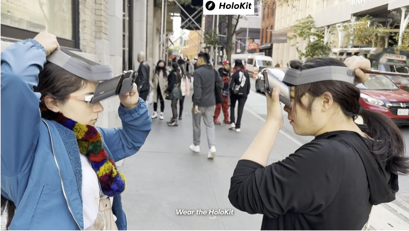 Holokit x turn iphone into AR headset