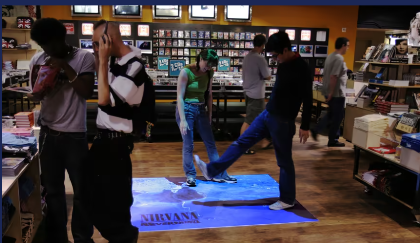 ‘GestureFX’ – interactive gesture controlled surfaces, projected onto any floor, wall, table or displayed via LCD, controlled with simple hand, foot & body gestures.