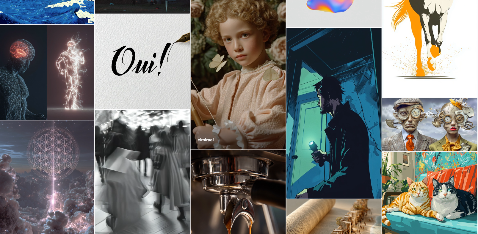 ‘Midjourney’ is a proprietary AI image generation platform that transforms natural language prompts into highly stylized visual art.