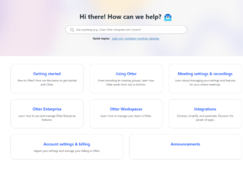 ‘Otter.ai’ – AI-powered conversation and meeting transcription, analysis, and collaboration platform